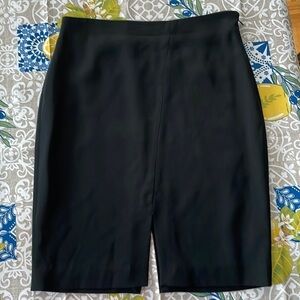 Aritzia Babaton | Zayan Pencil Skirt | Double Slit Front And Back | Black